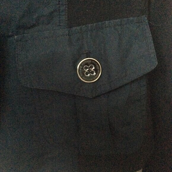 Y2K Authentic AIRFIELD “Jamy” Blouse Top – Navy Blue & Black – European Designer - Picture 4 of 7